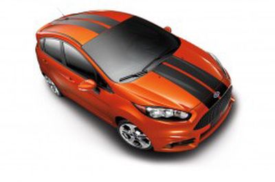 Ford Graphics Kit - Over the Top Stripes, Black, Low Gloss Satin EE8Z-5420000-BA