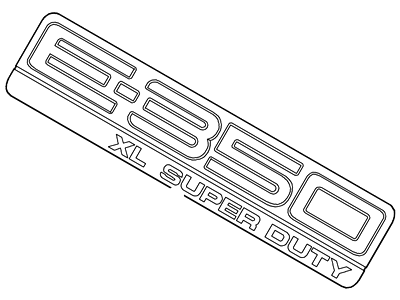 Ford E-350/E-350 Super Duty Emblem - 9C2Z-1542528-GA