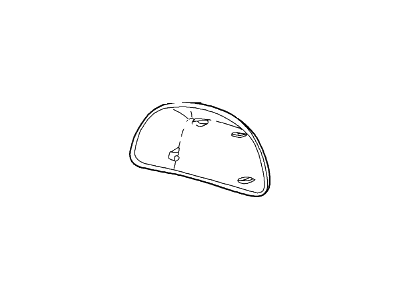 2007 Ford F-550 Super Duty Mirror Cover - 6C3Z-17D742-AA