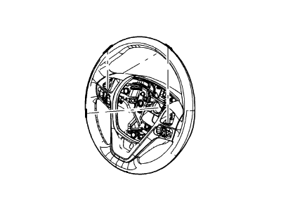 Ford DA8Z-3600-BB Steering Wheel Assembly