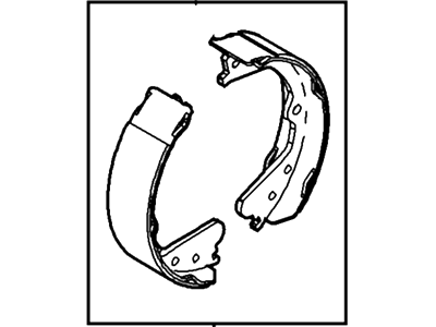 Ford 8C2Z-2648-A Kit - Brake Shoe And Lining