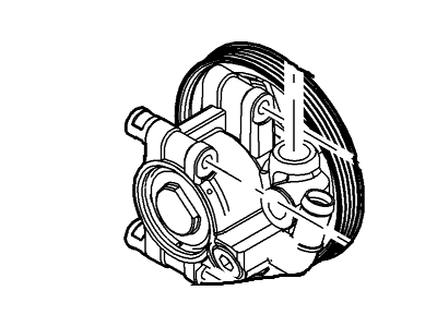 Ford Flex Power Steering Pump - 8A8Z-3A674-B
