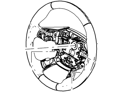 Ford DV6Z-3600-EA Steering Wheel Assembly