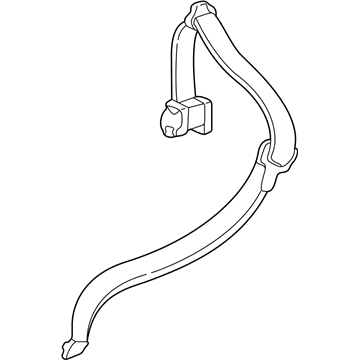 Ford 6F9Z-74611B69-BA Retractor Assembly