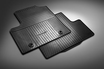 Ford Floor Mats - All - Weather Thermoplastic Rubber, Black, Front Pair 2T1Z-5813086-A