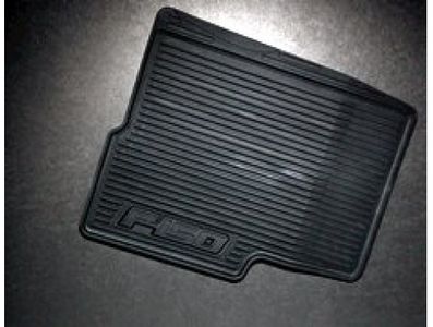 Ford Floor Mats - All - Weather Thermoplastic Rubber, Black Super Cab 3 - Pc.Set, Front w/Vehicle Logo 9L3Z-1813300-DA
