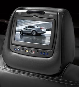 Ford DVD by INVISION - Dual Head Restraint, Leather Camel VBE5Z-10E947-CC