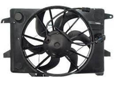 2000 Ford Crown Victoria Cooling Fan Assembly - 1W1Z-8C607-AA