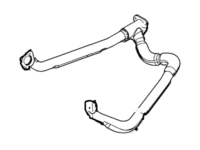 Ford 9C2Z-5246-C Exhaust Pipe