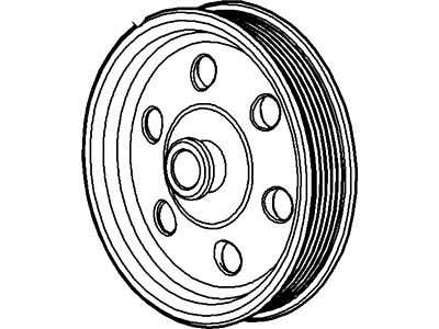 Ford YF1Z-3A733-AA Pulley - Power Steering