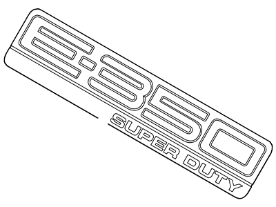 2012 Ford E-350/E-350 Super Duty Emblem - 9C2Z-1542528-DA