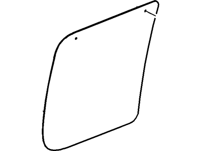 Ford XC2Z-1525722-BA Glass - Body Side Panel - Fixed