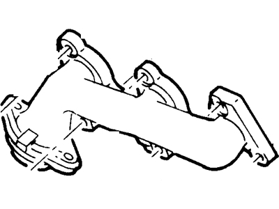 Ford F87Z-9430-CA Exhaust Manifold Assembly