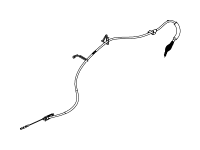 Ford F-450 Super Duty Parking Brake Cable - BC3Z-2A635-F
