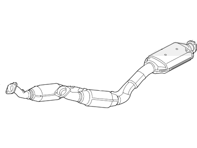 Ford 2L2Z-5F250-EA Catalytic Converter Assembly