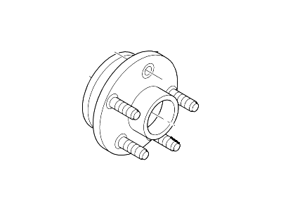 Ford 1R3Z-1104-AA Hub Assembly - Wheel