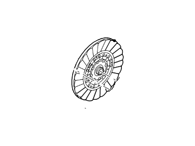 1996 Ford Mustang Clutch Disc - F5ZZ-7550-A