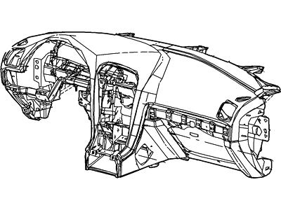 Ford 3W4Z-5404320-EAB Panel - Instrument