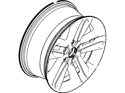 Ford BB5Z-1007-A Wheel Assembly