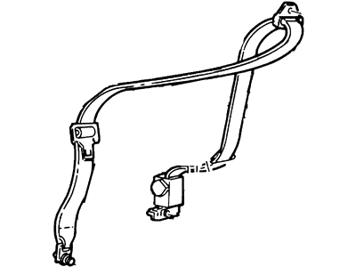 Ford YC3Z-26611B69-AAA Seat Belt Assembly