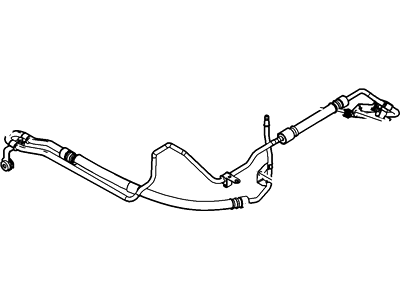 Lincoln LS Power Steering Hose - 3W4Z-3A719-BA