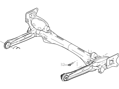 Ford 6F2Z-4B435-A Axle Assembly - Rear