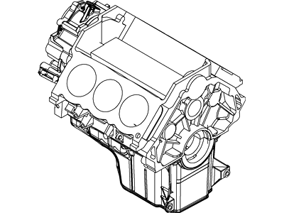 Ford 4F2Z-6009-BA Cylinder Block