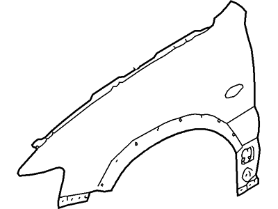 Ford 8E6Z-16005-A Fender Assembly - Front