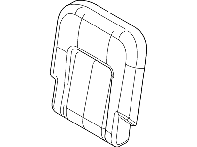 Ford 5L1Z-7866601-BAA Rear Seat Back Cover Assembly