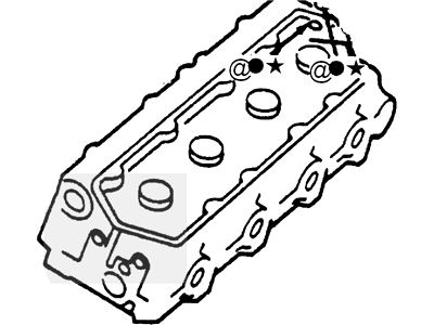 Ford XC2Z-6049-DARM Cylinder Head Assembly