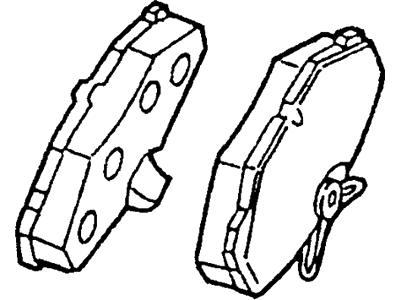 Ford F8DZ-2200-AA Kit - Brake Shoe And Lining
