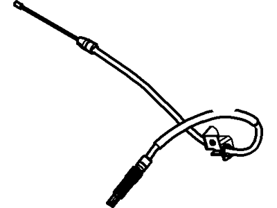 2007 Ford Five Hundred Parking Brake Cable - 6F9Z-2A635-J