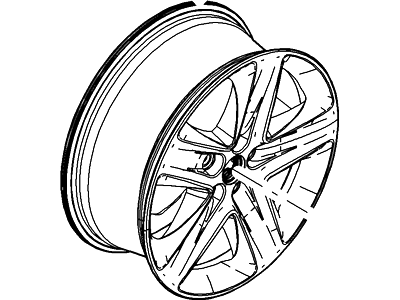 Lincoln Spare Wheel - AE5Z-1007-A
