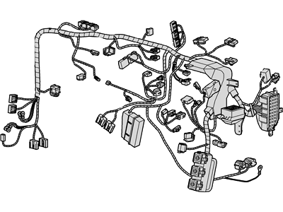 Ford 1L5Z14401AZA Wiring Assembly Main