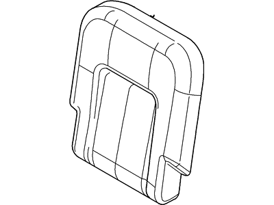 Ford 5L7Z-7866600-DAB Rear Seat Back Cover Assembly