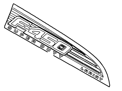 Ford BC3Z-16720-CF Nameplate