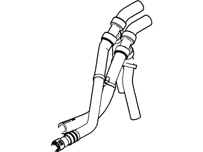Ford DB5Z-18472-G Hose - Heater Water
