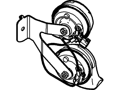 Ford 6E5Z-13832-AA Horn Assembly