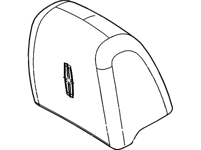 Ford 8A5Z-54610A62-CC Cover - Headrest - Roll Type