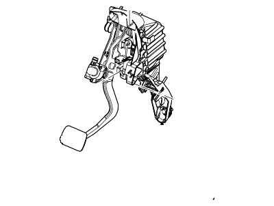 Ford Freestyle Brake Pedal - 5F9Z-2455-BA