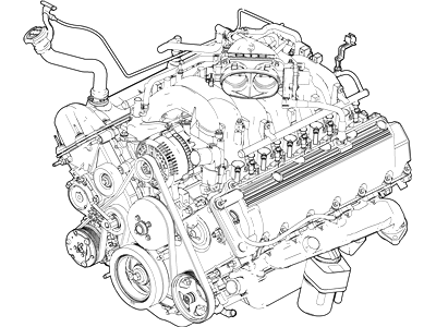 Ford 4C3Z-6007-NA Engine Assembly