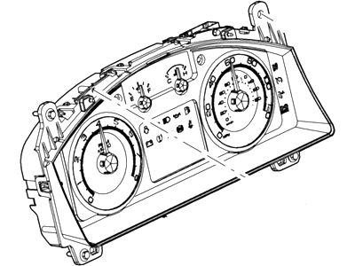 Ford 8E6Z-10849-C Instrument Cluster