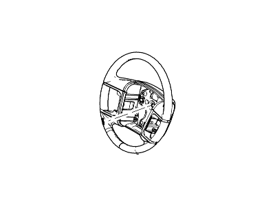 Ford 7L1Z-3600-DD Steering Wheel Assembly