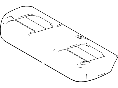 Ford 9T5Z-5463804-BB Rear Seat Cushion Cover Assembly