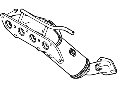 Ford 8E5Z-5G232-A Catalytic Converter Assembly