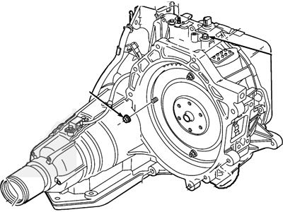 Ford 4F1Z-7000-FBRM Automatic Transmission Assembly