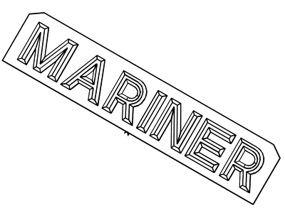 Mercury Mariner Emblem - 8E6Z-7842528-A