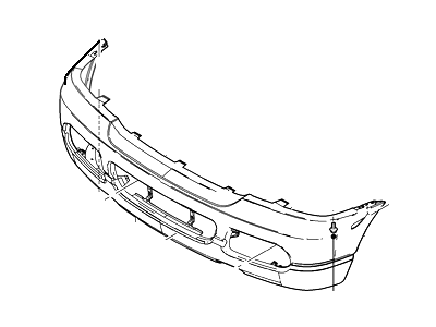 Ford 2L2Z-17D957-SACP Bumper Assembly - Front