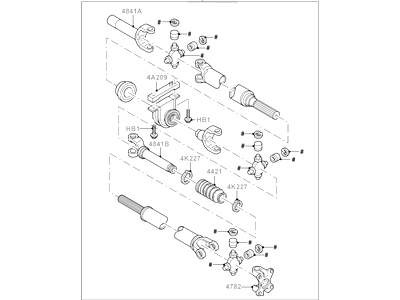 Ford 5L3Z-4R602-UC Drive Shaft Assembly