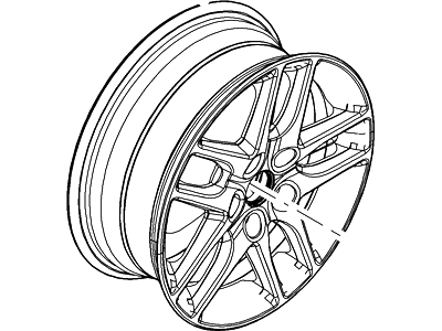 Lincoln MKZ Spare Wheel - 9E5Z-1007-E